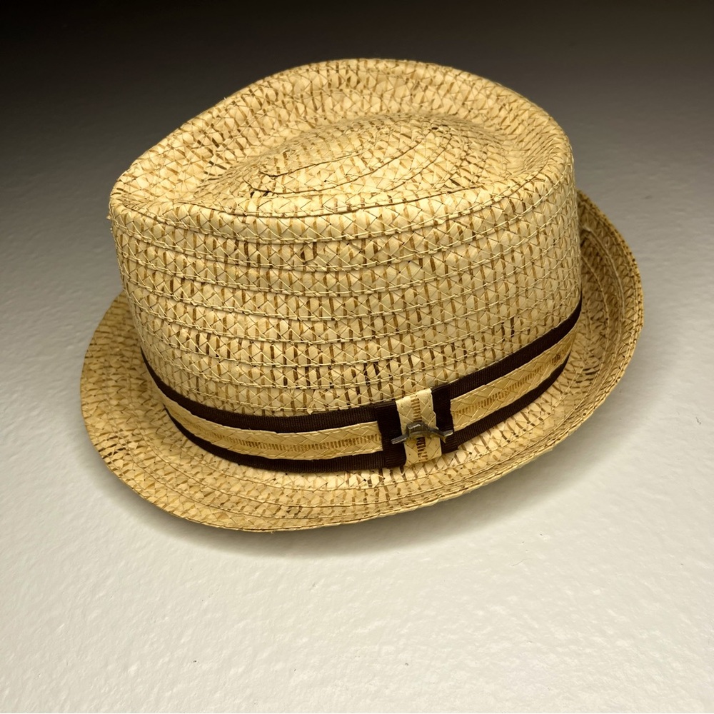 Tommy Bahama Shade Maker Raffia Fedora Straw Hat Large/extra large